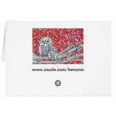 Chinese Paper Owls 1 Card (Back Horizontal)