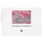 Chinese Paper Owls 4 Cards (Back Horizontal)