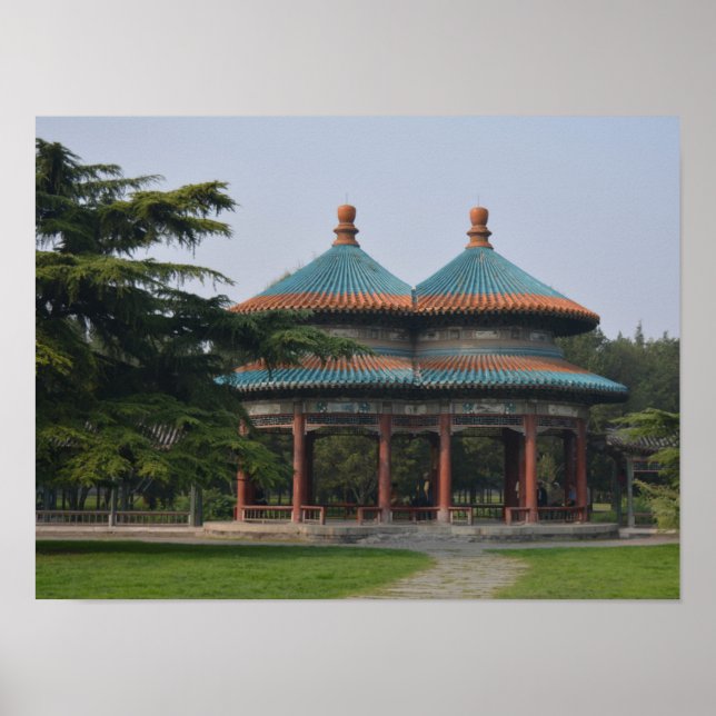 Chinese Pavilion in the Temple of Heaven complex Poster (Front)