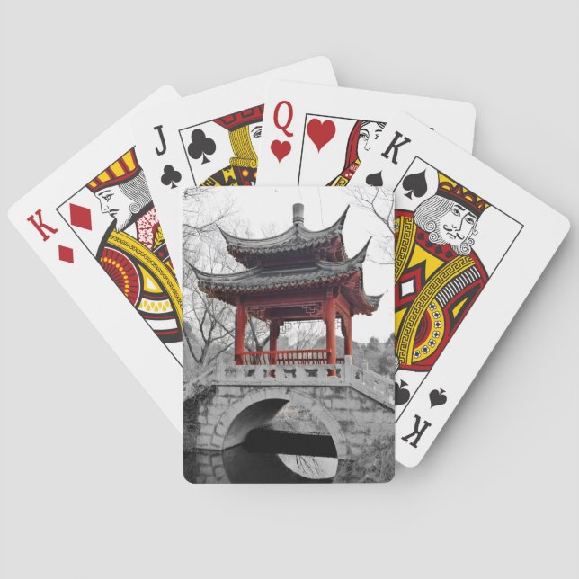Chinese Pavilion Poker Cards (Back)