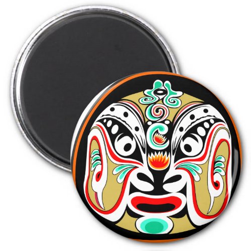 Chinese Peking opera mask version 2 Magnet
