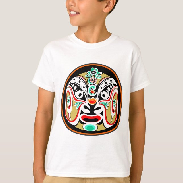 Chinese Peking opera mask version 2 T-Shirt (Front)