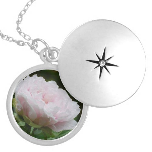 Chinese Peony Locket Necklace