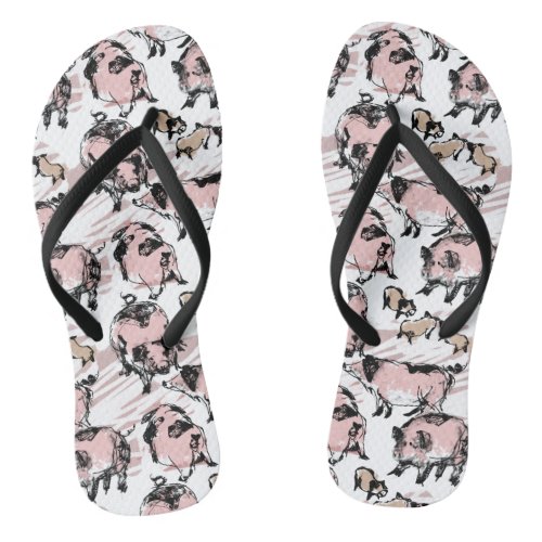 Chinese Pig Year 2019 Original Choos Color Flip_F Flip Flops