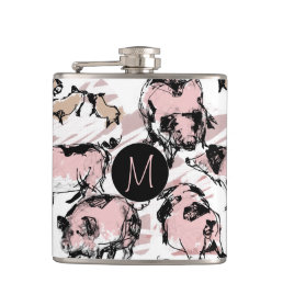 Chinese Pig Year 2019 Original Monogram Flask