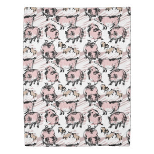 Chinese Pig Year Original Humorous drawing Duvet C