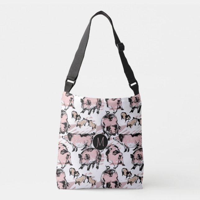 Chinese Pig Year Original Monogram Birthday TBB Crossbody Bag (Front)