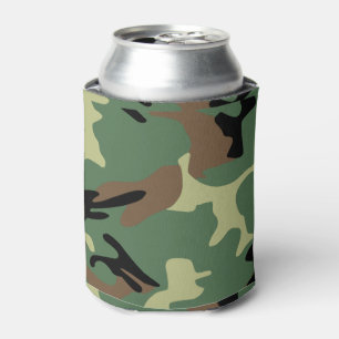 Chinese PLA Woodland Camouflage - China Military Can Cooler