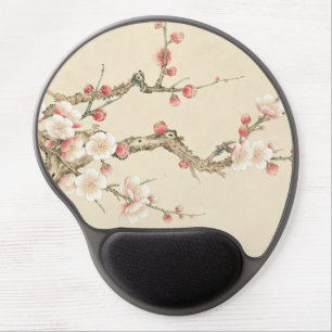 Chinese Plum Blossom Gel Mouse Pad with Wrist Rest