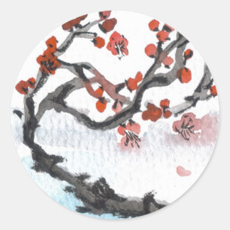 Chinese Plum Blossom Stickers