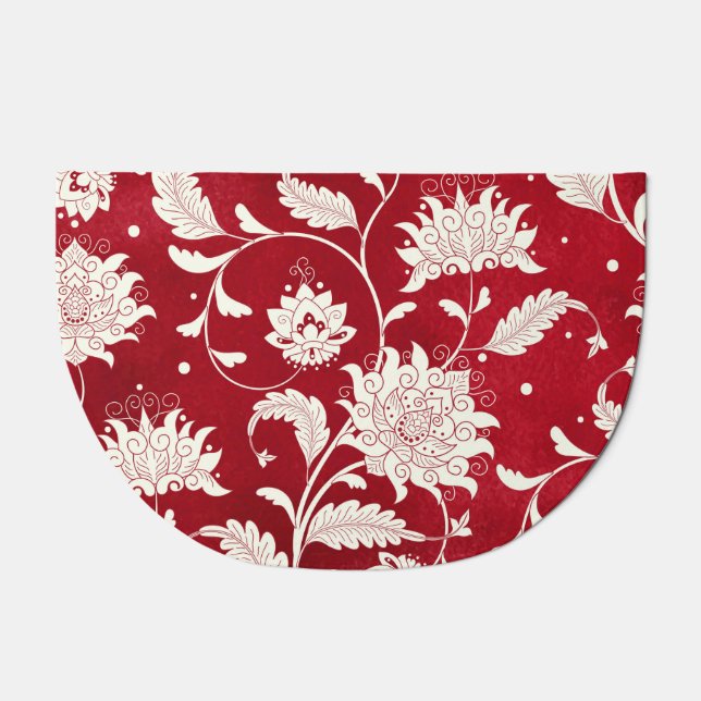 Chinese porcelain imitation: floral painting doormat (Front)