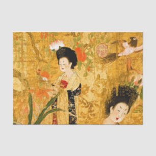 Chinese princesses 10lb Tissue Paper, White Paper