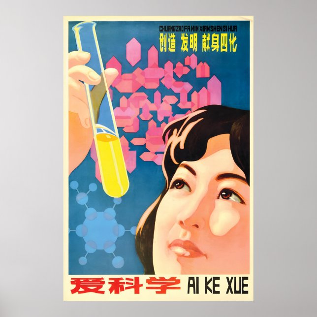 Chinese Propaganda Poster Creation, Invention (Front)