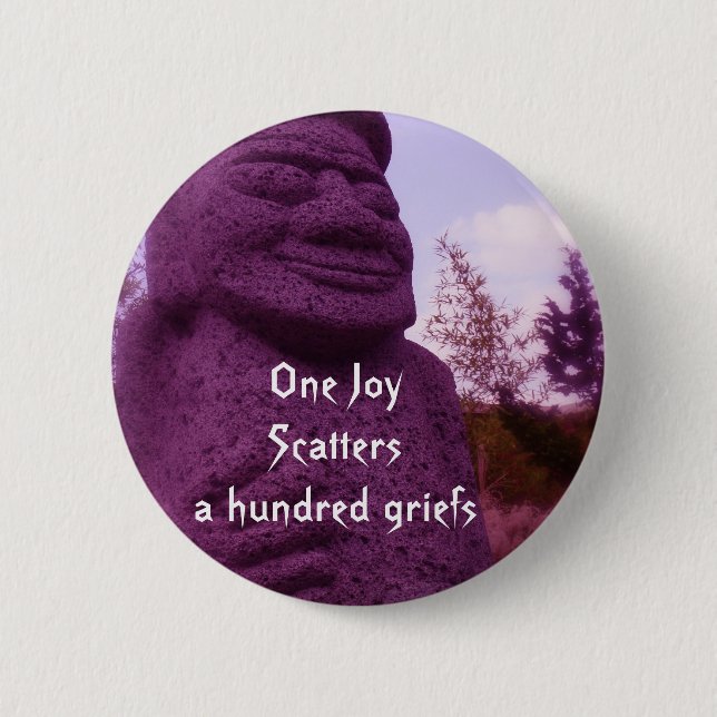 Chinese Proverb flair Pinback Button (Front)