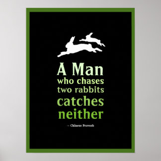 Chinese Proverb Poster