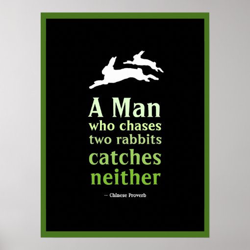 Chinese Proverb Poster | Zazzle