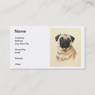 Chinese Pug Business Card