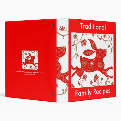 Chinese Rabbit Astrology Recipes Binder