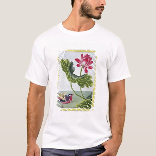 Chinese Red Water Lily Volume I plate 82 from  T_Shirt