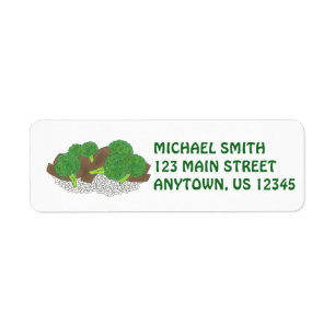 Chinese Restaurant Beef Broccoli Foodie Address Label