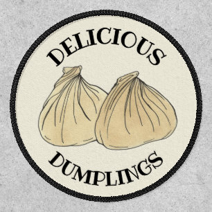 Chinese Restaurant Takeout Food Shumai Dumplings Patch