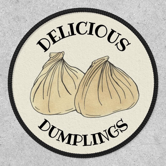 Chinese Restaurant Takeout Food Shumai Dumplings Patch (Front)