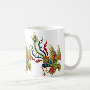 Chinese Rooster Art Design Mug