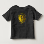 Chinese Rooster Year 2017 Golden Papercut Toddler Toddler T-shirt at Zazzle