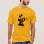 Chinese Rooster Year Personality Zodiac Birthday M T-shirt at Zazzle