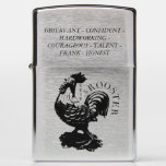 Chinese Rooster Year Personality Zodiac Birthday Z Zippo Lighter at Zazzle