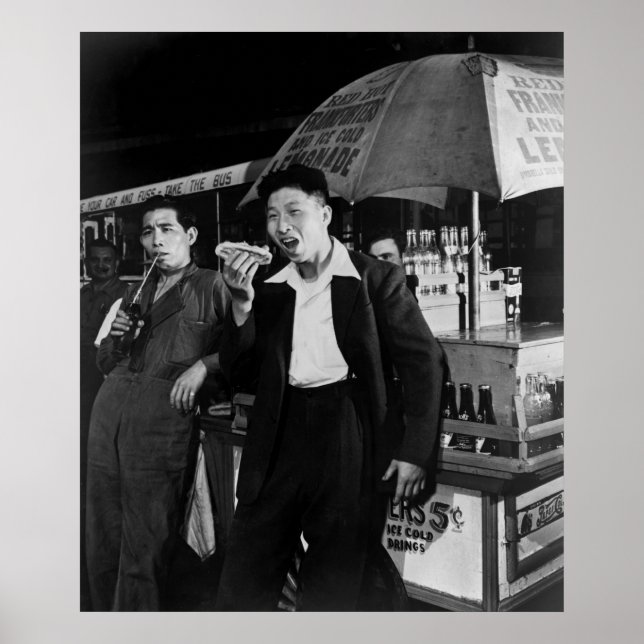 Chinese Seamen Eat Junk Food, 1942 Poster (Front)