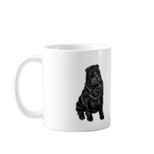 Chinese Shar Pei - black