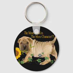 Chinese Shar-Pei Character Gifts Keychain