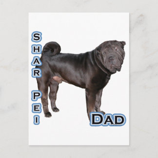 Chinese Shar-Pei Dad 4 Postcard