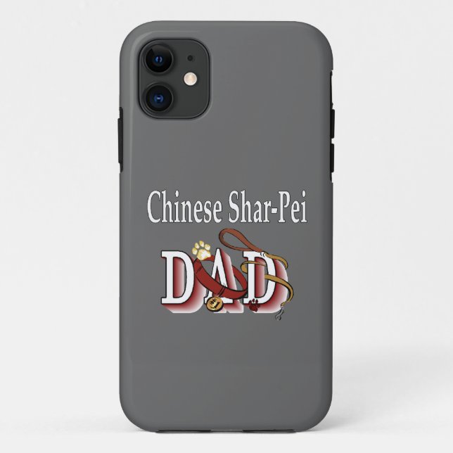 Chinese Shar-Pei DAD Case-Mate iPhone Case (Back)