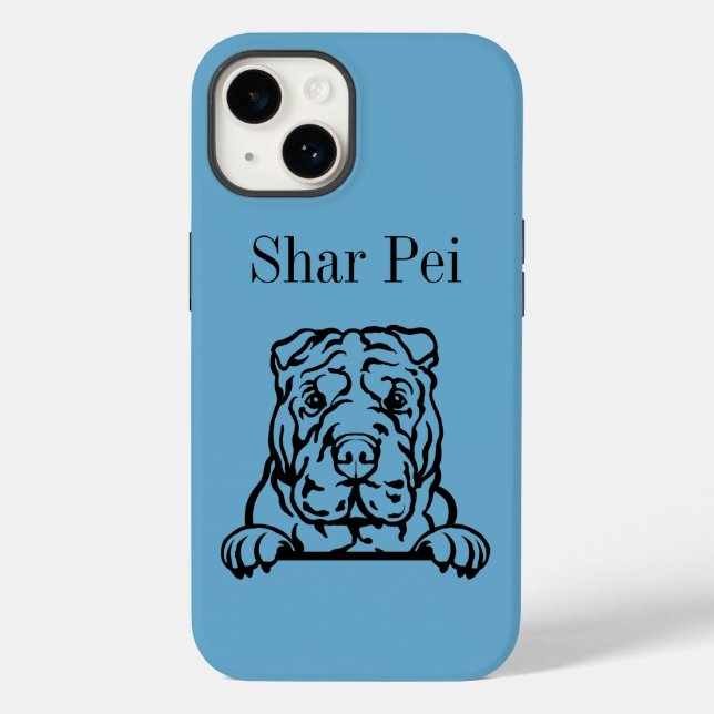 Chinese Shar Pei dog Case-Mate iPhone Case (Back)