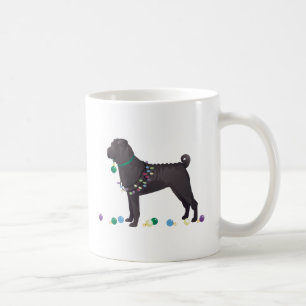 Chinese Shar Pei Feliz Naughty Dog Christmas Desgn Coffee Mug