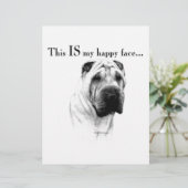 Chinese Shar Pei Happy Face (Standing Front)
