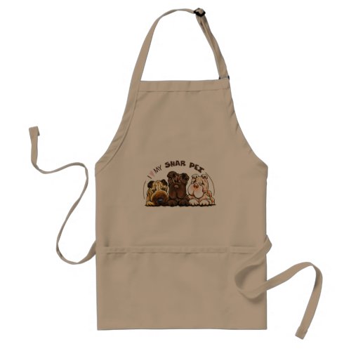 Chinese Shar Pei Lover Adult Apron