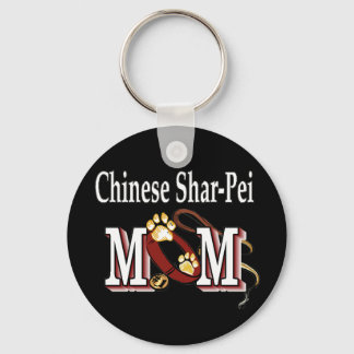 Chinese Shar-pei Mom Gifts Keychain