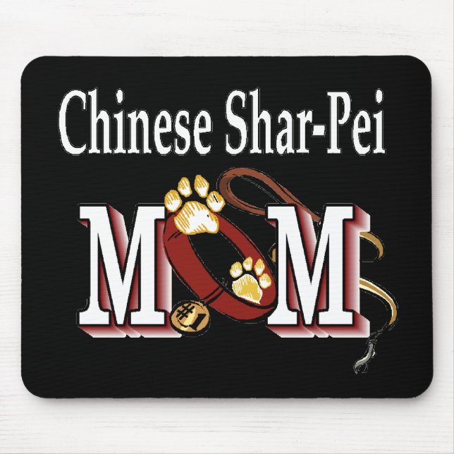 Chinese Shar-pei Mom Gifts Mouse Pad (Front)