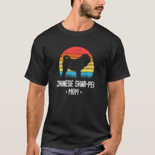 Chinese Shar-Pei Mom Retro Vintage T-Shirt
