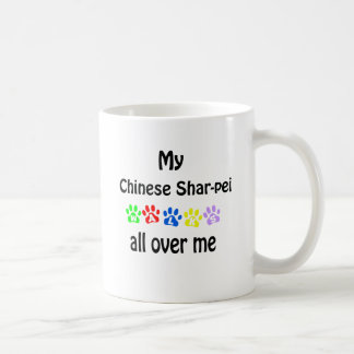 Chinese Shar-Pei Walks Design Coffee Mug