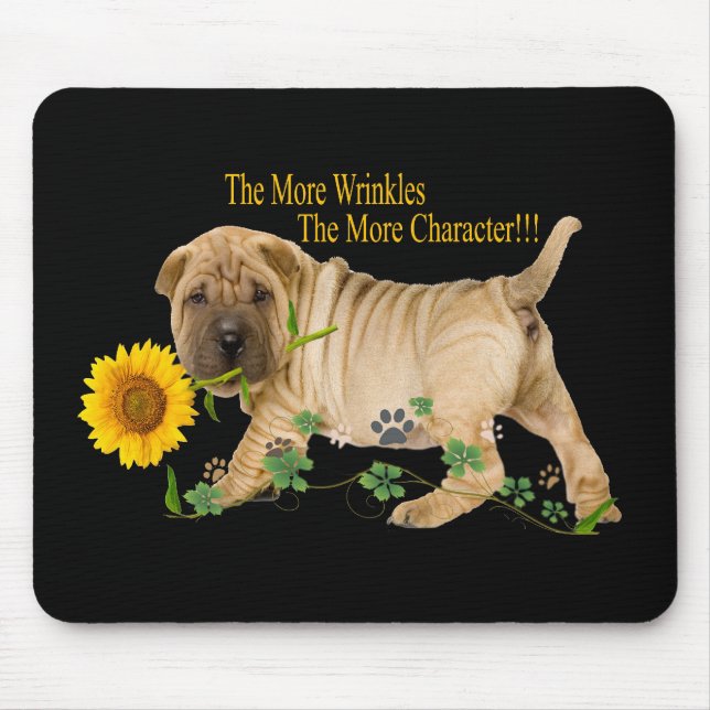 Chinese Shar-Pei Wrinkles Gifts Mouse Pad (Front)