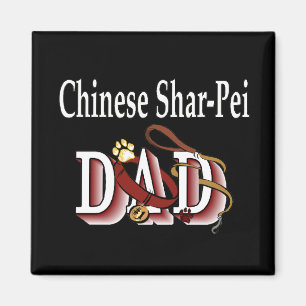 Chinese SharPei dad Magnet
