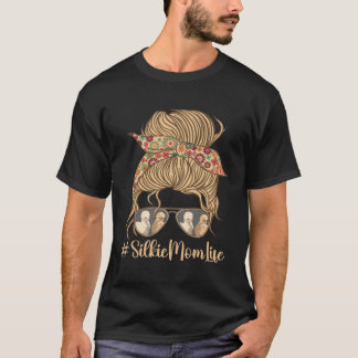 Chinese Silk Farmer Silkie Chicken Mom T-Shirt