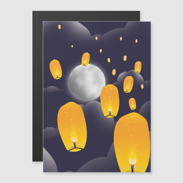 Chinese Sky Lanterns (Front/Back)