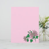 Chinese spider chrysanthemums, soft pink (Standing Front)