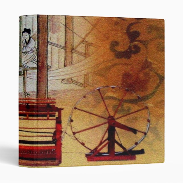 Chinese Spinning Wheel Avery Binder (Front/Spine)