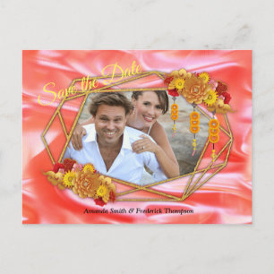 Chinese Spring Festival Announcement Postcard